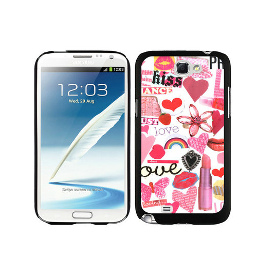 Valentine Fashion Love Samsung Galaxy Note 2 Cases DOS - Click Image to Close